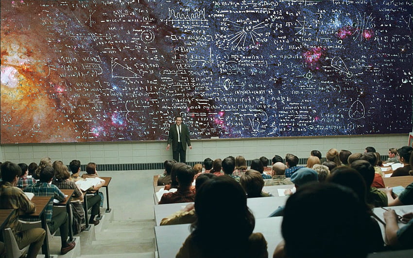 Blackboard, Space, Universities, Universe, Science, A Serious Man, Chalkboard, Nebula, Mathematics, Physics, Students / and Mobile Backgrounds, science students HD wallpaper