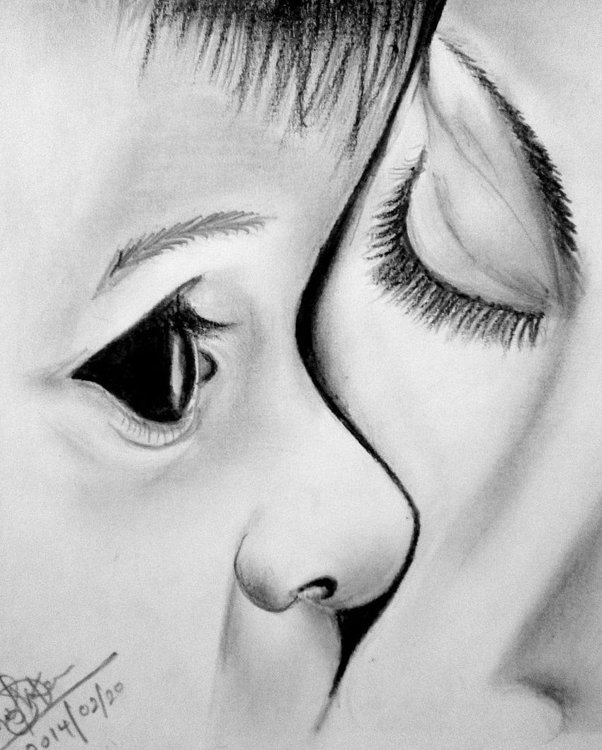 forever love😍 Pencil sketch. - Pencil Drawing by Prosenjit | Facebook-saigonsouth.com.vn