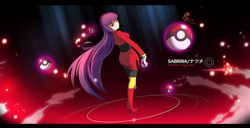 Sabrina, pokemon gym leader HD wallpaper
