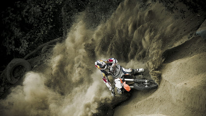 Red Bull Motocross, honda dirt bike HD wallpaper
