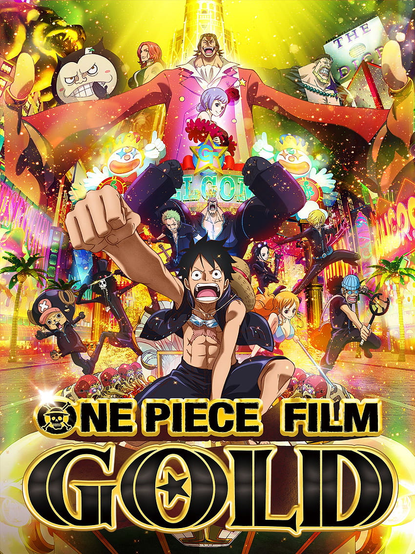 One Piece Film: Gold: Akemi Okamura, Mayumi Tanaka, Kazuya Nakai, Kappei Yamaguchi, one piece gold HD phone wallpaper