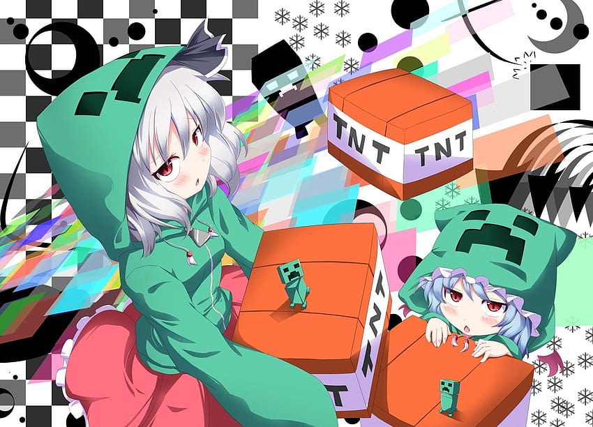 720P Free download | touhou creeper konpaku youmu minecraft hoodie ...