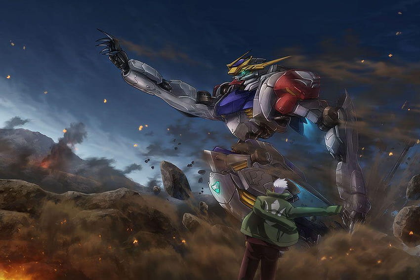 Mobile Suit Gundam: Iron, mobile suit gundam huérfanos de sangre de hierro fondo de pantalla