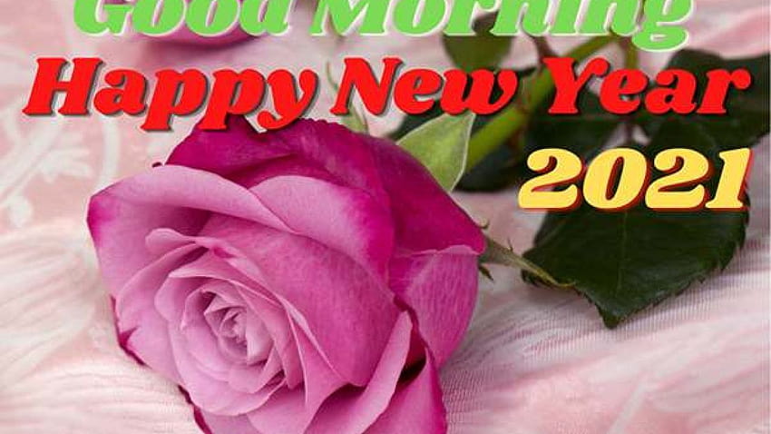 Good Morning Happy New Year 2021 Wishes ...beststatuspics HD wallpaper