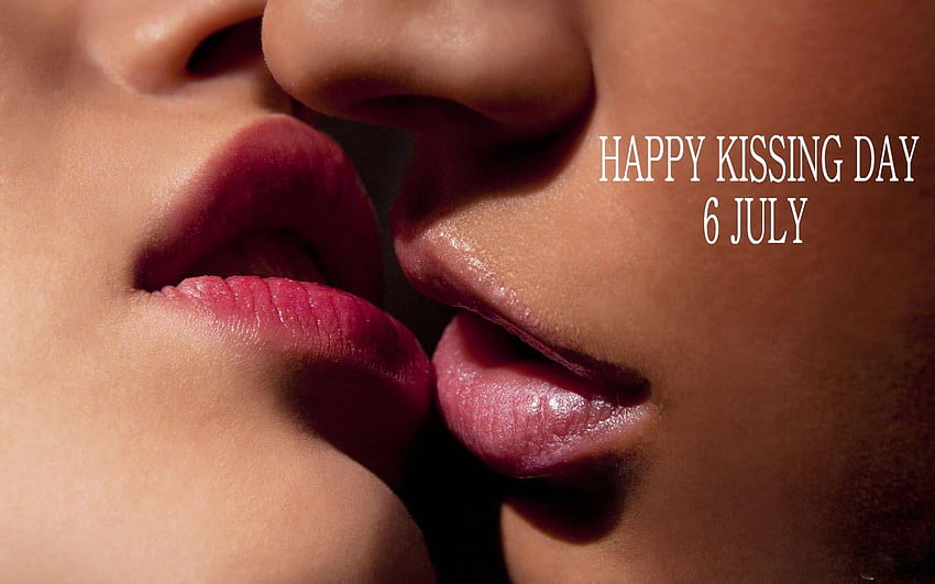 Целувки на любовна двойка Целувки на двойки, лесбийска любов HD тапет