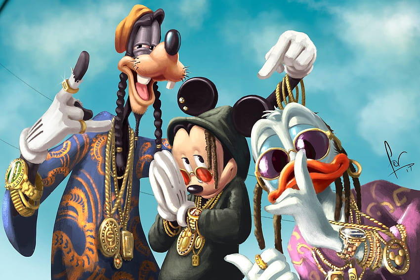 5054970 / Disney, Goofy, Donald Duck, Mickey Mouse, genial mickey mouse fondo de pantalla