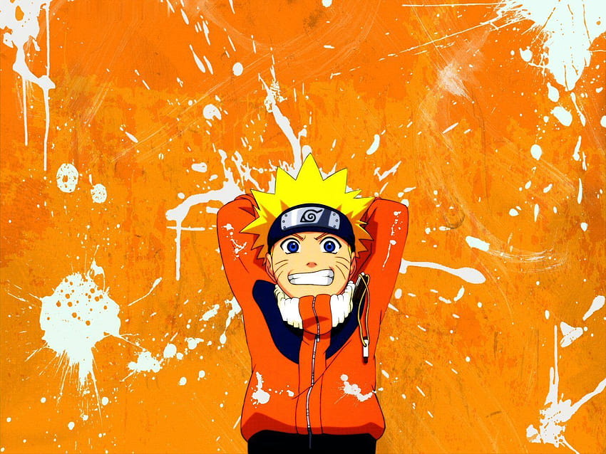 Mousepad Naruto Uzumaki Anime Desenho Fundo Laranja