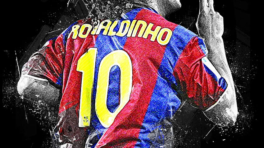 Ronaldinho Barcelona İkonik Sanat Futbol illüstrasyonu Futbol [2900x4060], Mobil ve Tablet için HD duvar kağıdı
