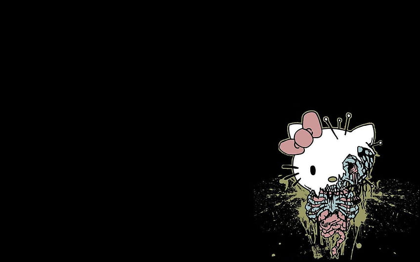 hello kitty black backgrounds [1440x900] for your , Mobile & Tablet, goth hello kitty HD wallpaper
