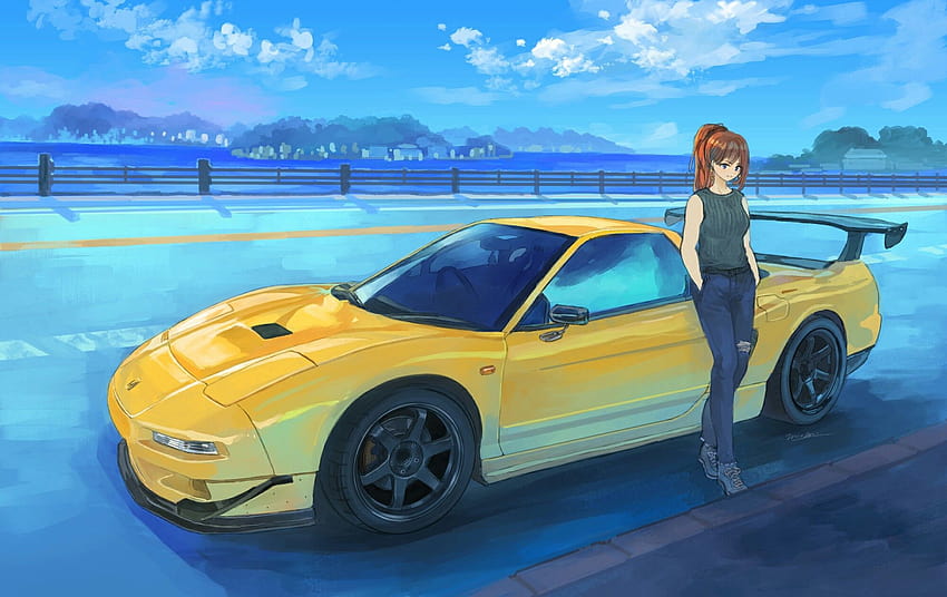 Pin on Anime Girl + Car, anime jdm HD wallpaper | Pxfuel