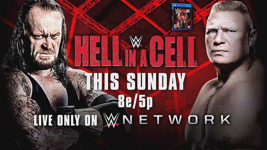 WWE Hell in a Cell 2015: Undertaker vs. Lesnar – W TĄ NIEDZIELĘ Tapeta HD