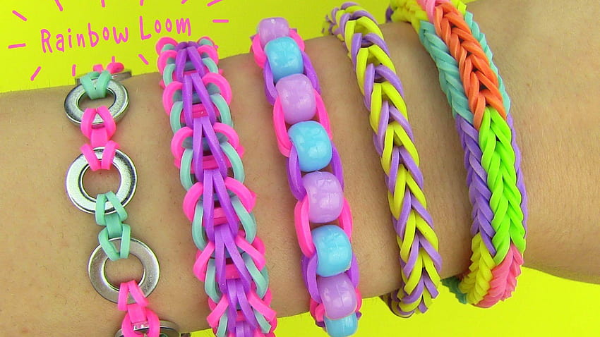 Delycazy 2200+ Loom Bands Set, Loom Bands Bracelets Make Your Own Bracelet  Set with Beads, Pendants, Charms, Y Loom, S-Clips and Crochet Hooks, Gift  for Boys and Girls : Amazon.de: Toys