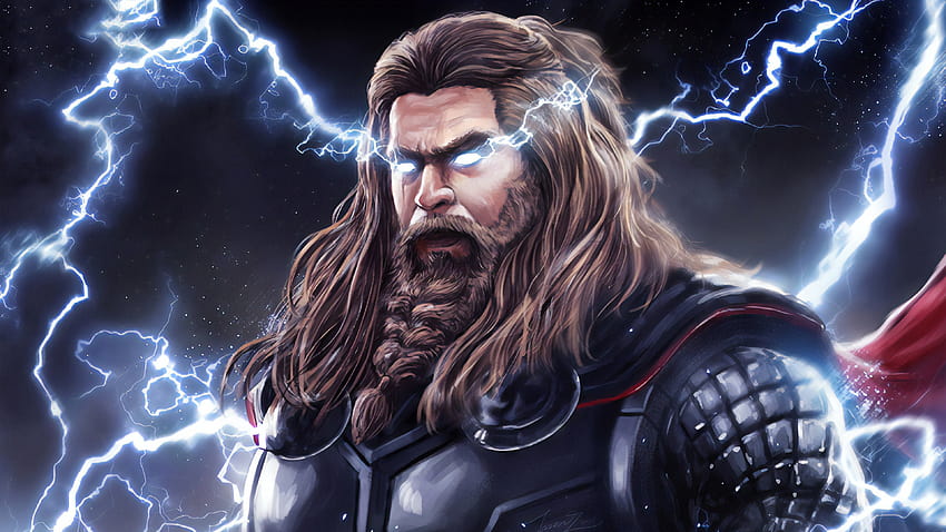 Thor Thunder Lighting, Donner-Superhelden HD-Hintergrundbild