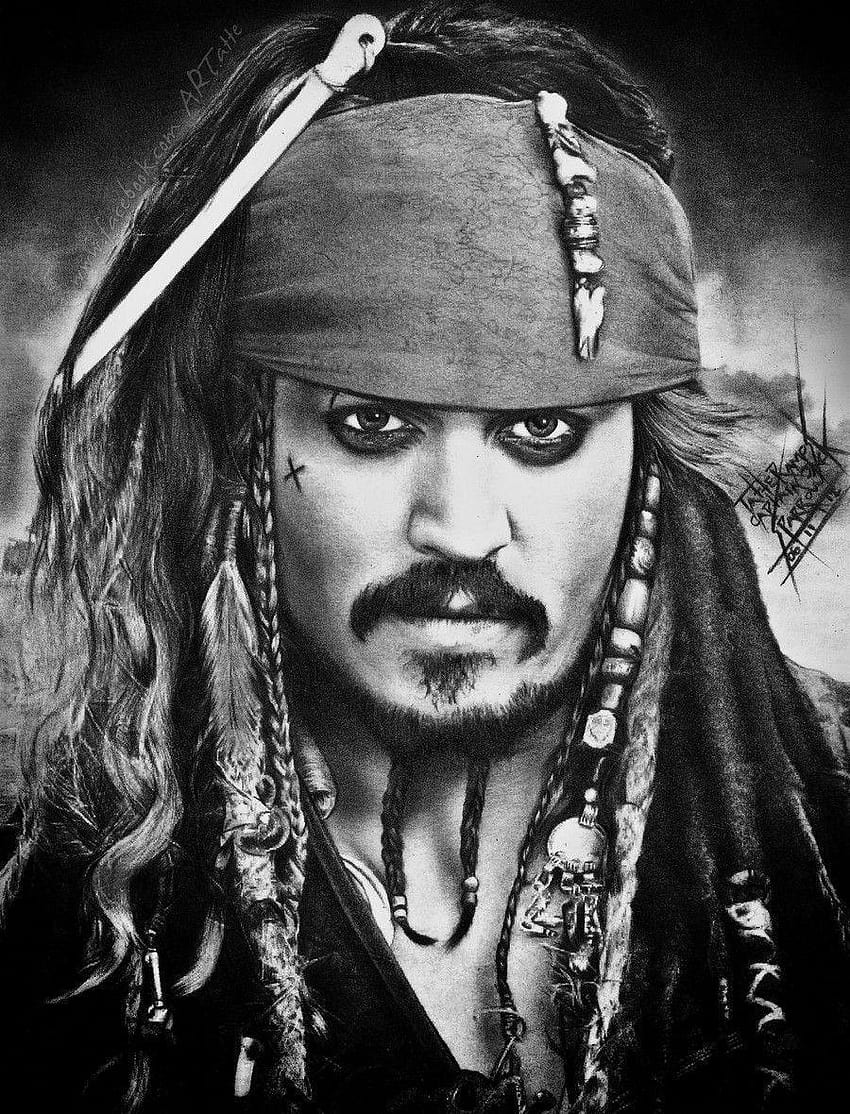 Captain Jack Sparrow on ARTatte. by ARTatte.deviantart on, captain jack sparrow HD phone wallpaper