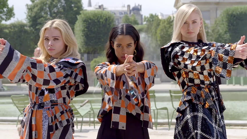 Louis Vuitton's 2018 Charlie's Angels: Chloe Grace Moretz, Sophie Turner,  and Laura Harrier