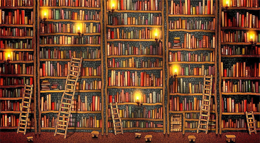 Bookstore, book shop HD wallpaper
