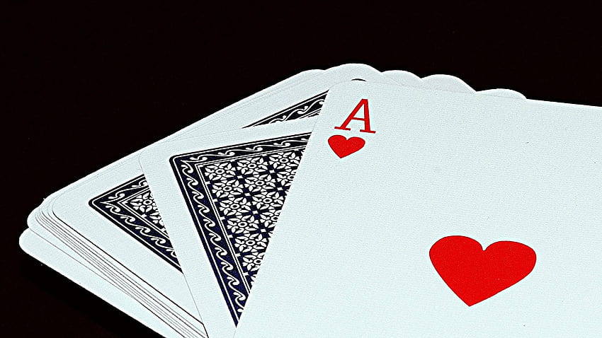 エース オブ ハーツ ベスト オブ エース ハーツ ポーカー カード オールドルック ストック、カード 高画質の壁紙
