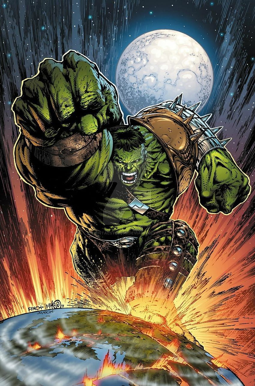 Hulk comic, Marvel comics artworkpinterest, planet hulk HD phone ...