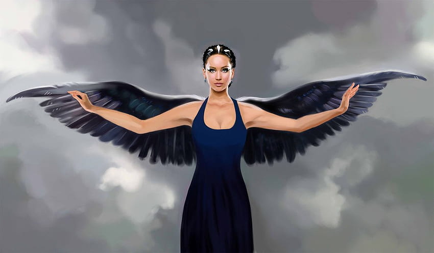 Mockingjay, Katniss, Hunger games costumepinterest, hunger games dresses HD wallpaper
