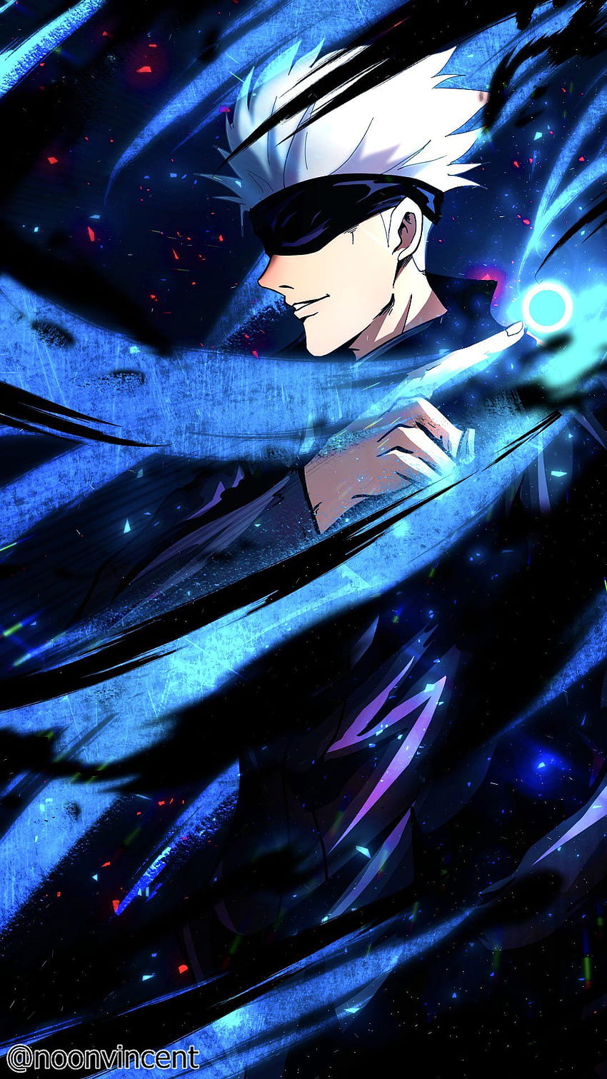 Jujutsu Kaisen Satoru Gojo oleh latar belakang Anime noonvincent [1080x1920] untuk, Seluler & Tablet, satoru gojo seluler wallpaper ponsel HD