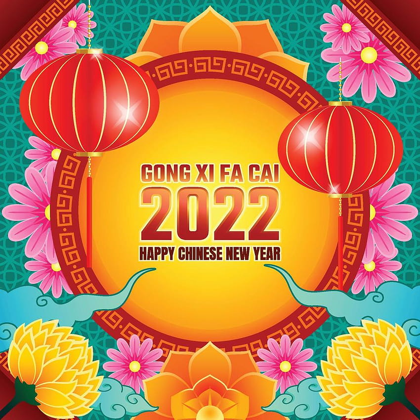 Happy Chinese New Year 2022 Gong Xi Fa Cai 4569000 Vector Art at Vecteezy, gong xi fa cai 2022 HD 전화 배경 화면
