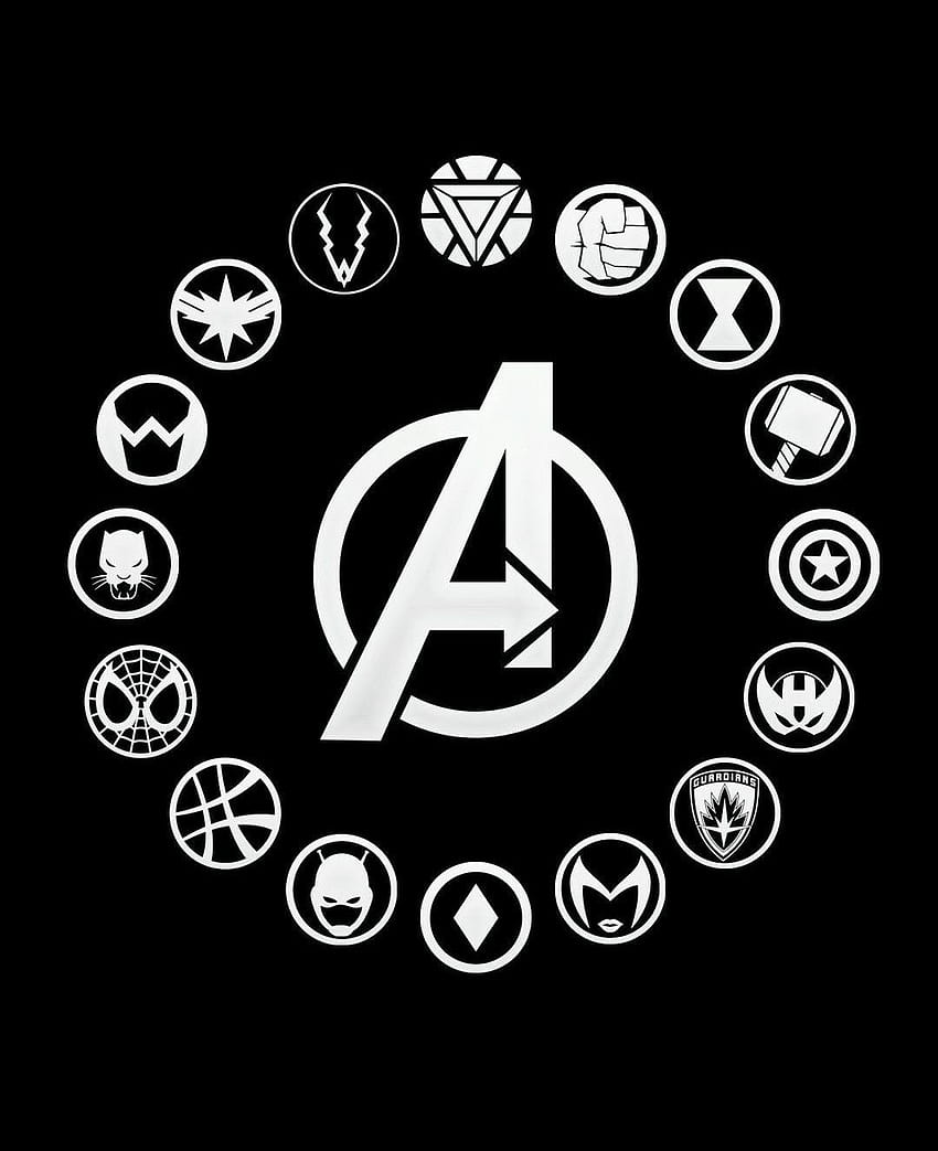 Avenger Endgame iPhone 35e95c361a44204cec2bf57eb7eac82b, ikona Avengers Tapeta na telefon HD
