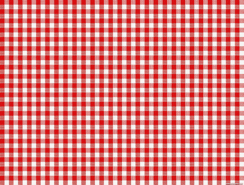 2 xadrez vermelho e branco, toalha de mesa papel de parede HD