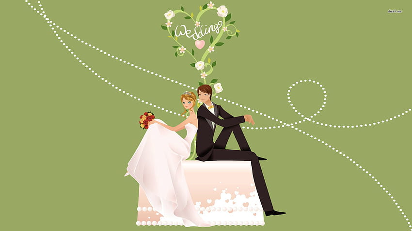 Just Married, marital HD wallpaper