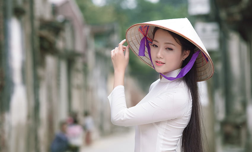Garota vietnamita, garota vietnamita papel de parede HD