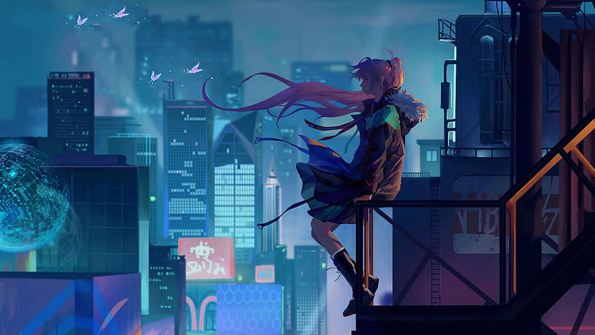 Anime – PS4, anime tech HD wallpaper