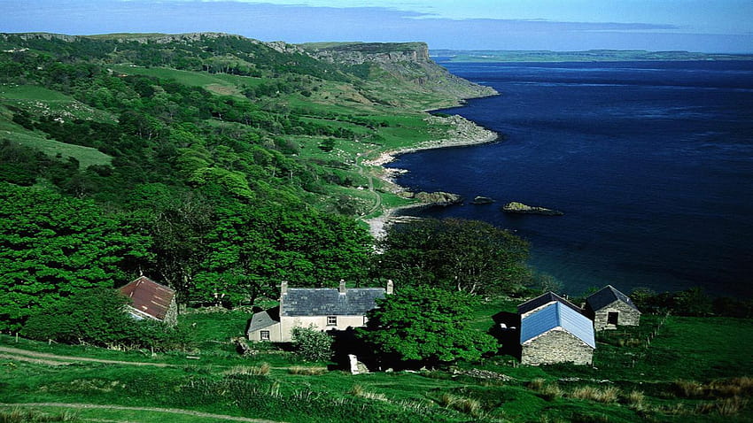 Ireland Beach, northern ireland coast HD wallpaper