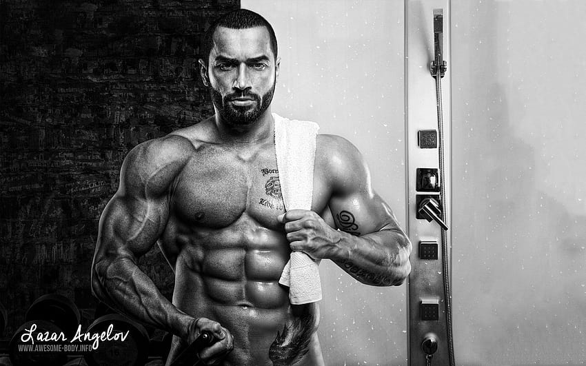 Lazar Angelov, aesthetic bodybuilder HD wallpaper
