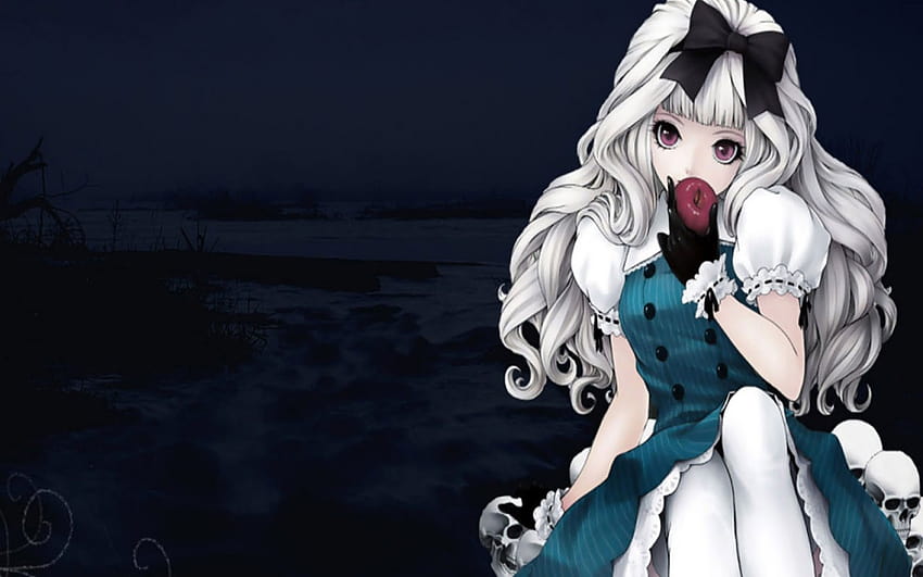 Anime Lucu Lebar, anime gadis gotik Wallpaper HD