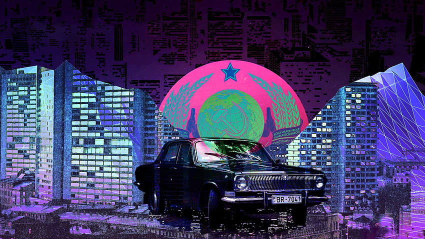 Sowjetische Synthwave, Sowjetwelle HD-Hintergrundbild