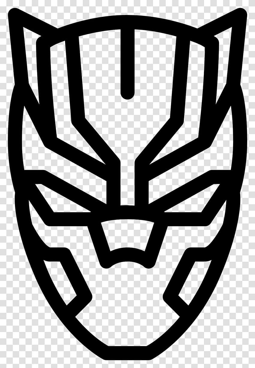 Marvel Black Panther Logo Black Panther Black Panther, Stencil, Animal, Grain, Food Transparent Png – Pngset, pantera nera marvel logo Sfondo del telefono HD