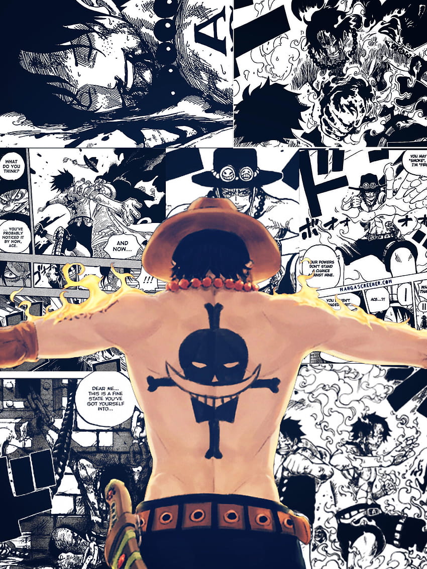 saya membuat ace tinju api dan komandan divisi dua favorit kami. : r/OnePiece, jagoan penembak jitu wallpaper ponsel HD