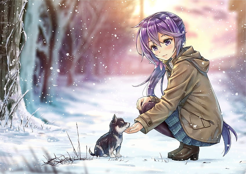 Anime Puppy Drawing at GetDrawings cute anime dogs HD wallpaper  Pxfuel