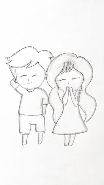Cute Couple Drawings Step by Step Drawing Lessons