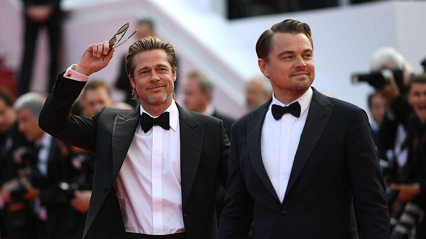 Brad Pitt y Leonardo DiCaprio, juntos en el Festival de Cannes