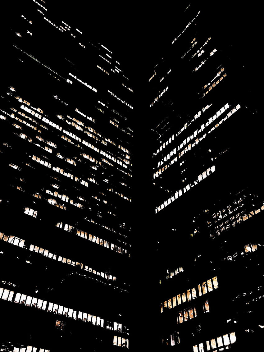 Financial District, true black oled HD phone wallpaper