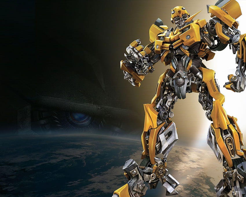 Bumblebee от филма Transformers, земна пчела HD тапет