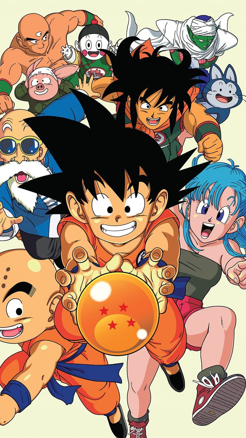 dbz, goku happy HD phone wallpaper