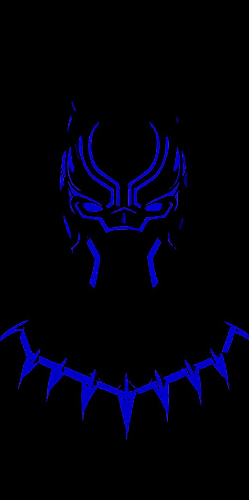 black panther marvel logo HD phone wallpaper
