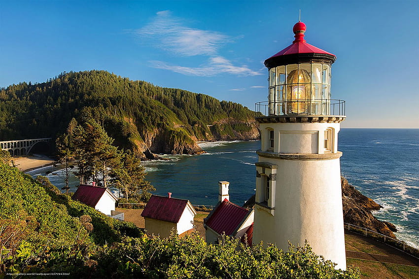 Heceta Head Light est un phare, Oregon Coast Fond d'écran HD