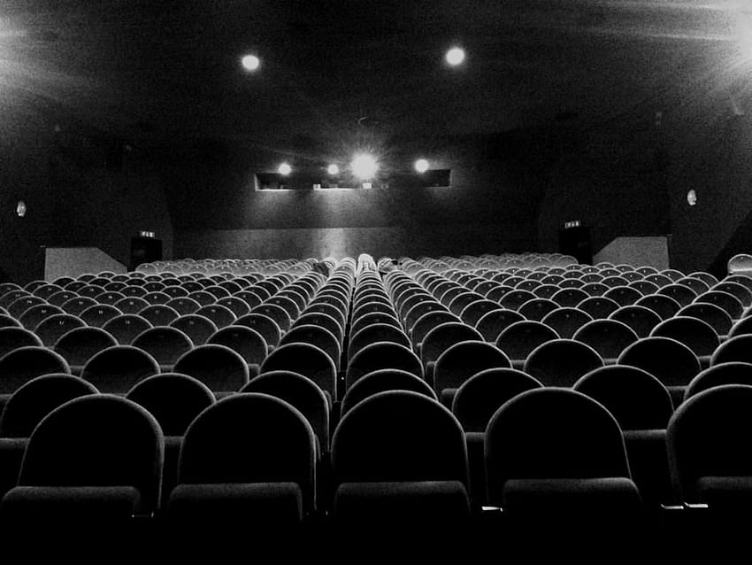 cinema, preto, auditório, teatro, cinema, público, sala de cinema papel de parede HD