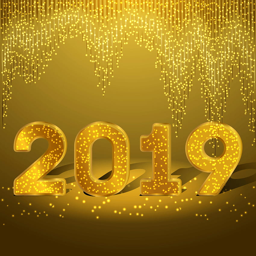 Happy New Year 2019 HD phone wallpaper