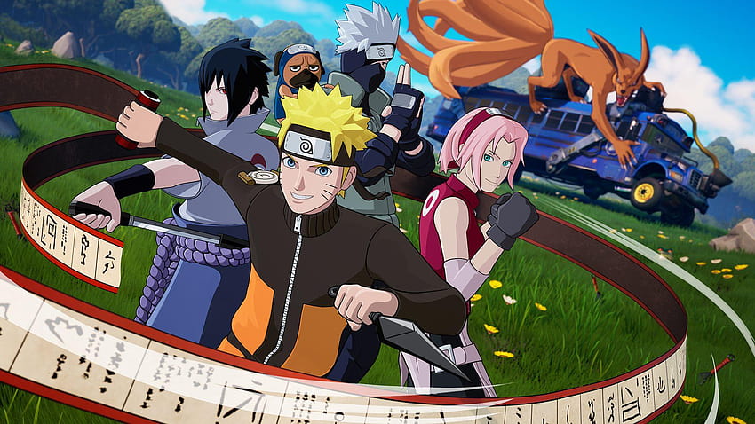 Fortnite Naruto Sasuke Sakura Kakashi Kurama Wallpaper iPhone Phone 4K  #1970e