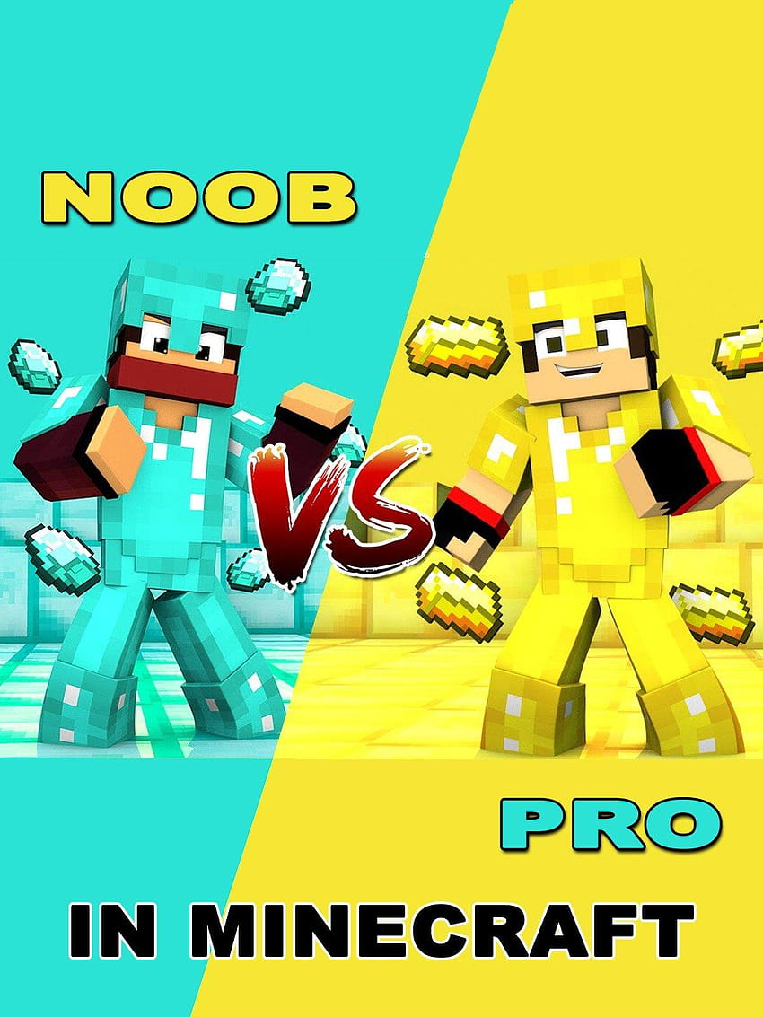ดูคลิป: Noob vs. Pro Minecraft Secret Underwater Base ตัวละคร minecraft noob วอลล์เปเปอร์โทรศัพท์ HD