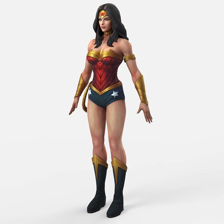 Wonder Woman จาก Arena of Valor โมเดล 3 มิติ ชุดนกอินทรีของ Wonder Woman วอลล์เปเปอร์โทรศัพท์ HD