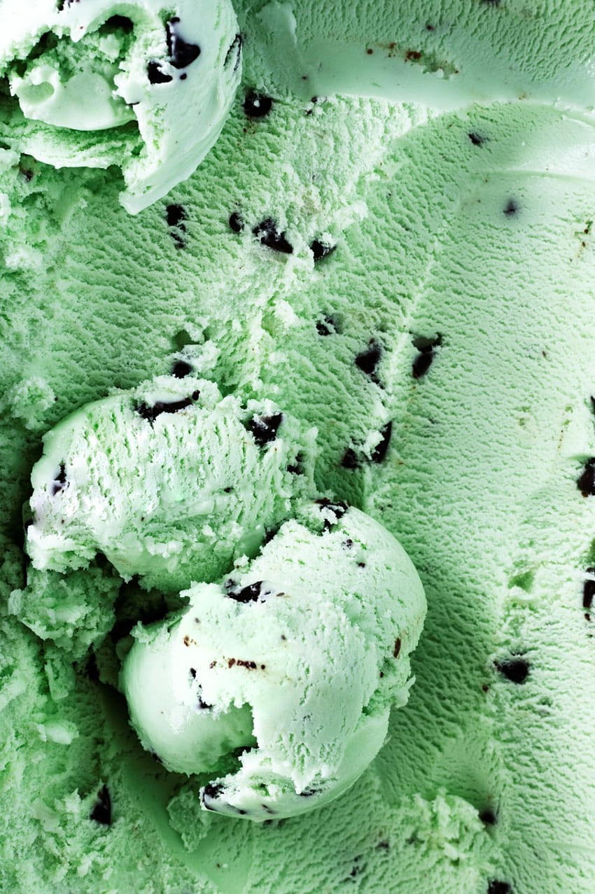 에베레스트 아이스크림, 민트 아이스크림 HD 전화 배경 화면